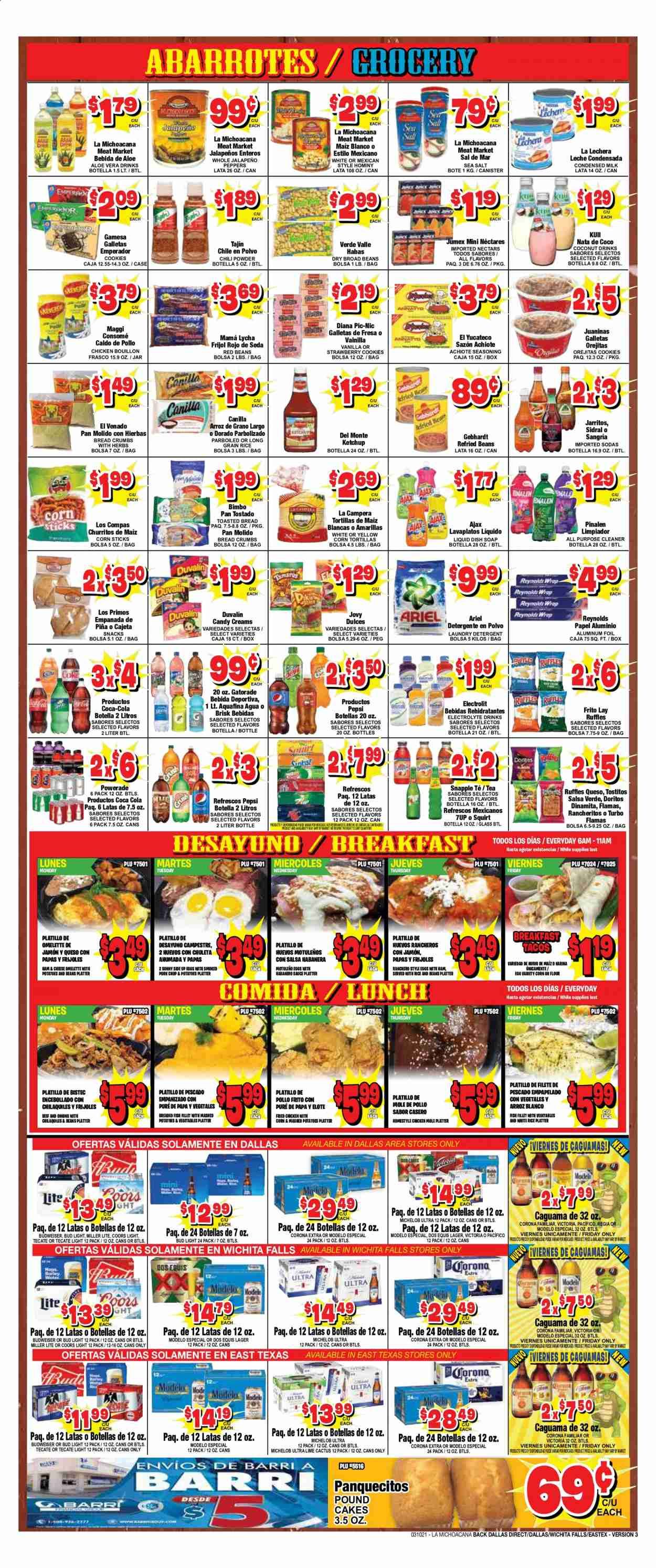 La Michoacana Meat Market (OK, TX) Weekly Ad Flyer March 10 to March 23