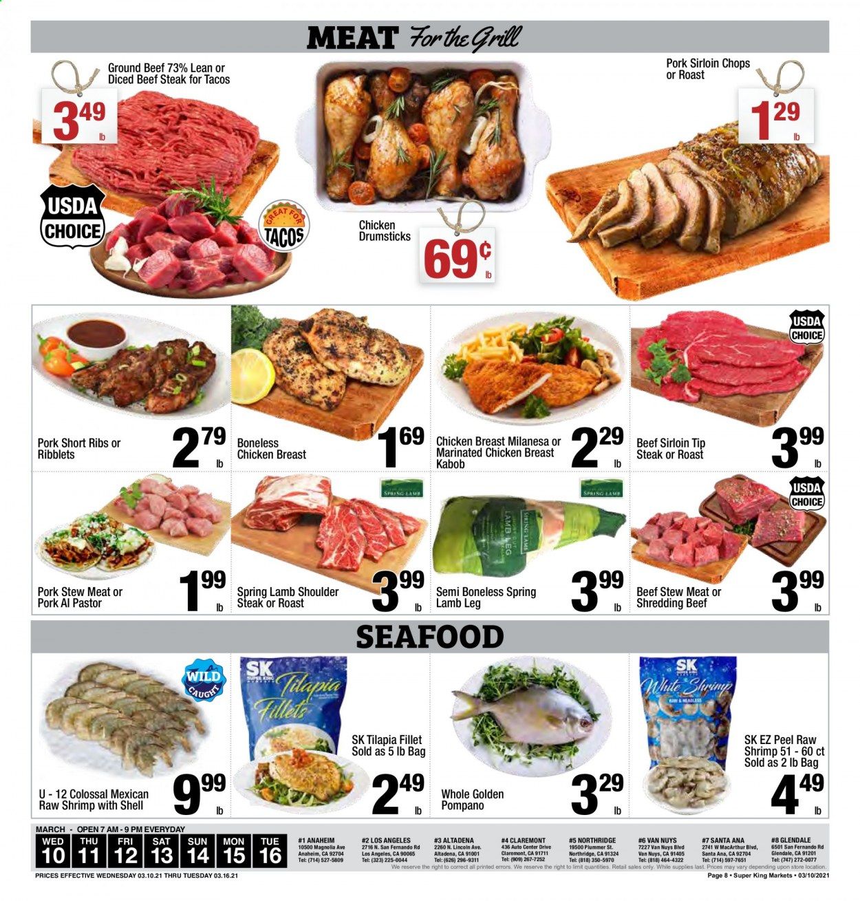 Super King Markets (CA) Weekly Ad Flyer March 10 to March 16