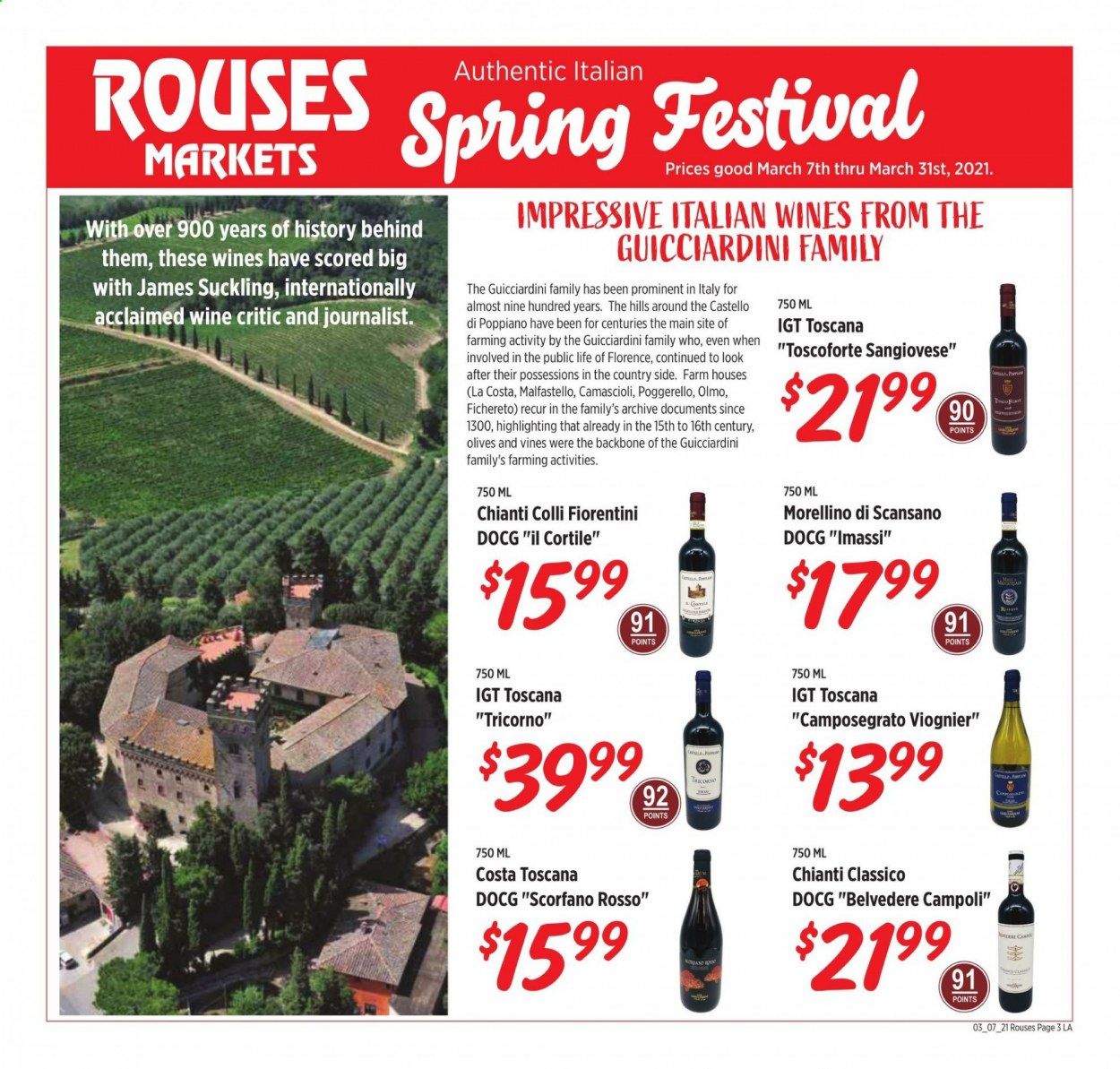 Rouses Markets (AL, LA, MS) Weekly Ad Flyer March 7 to March 31