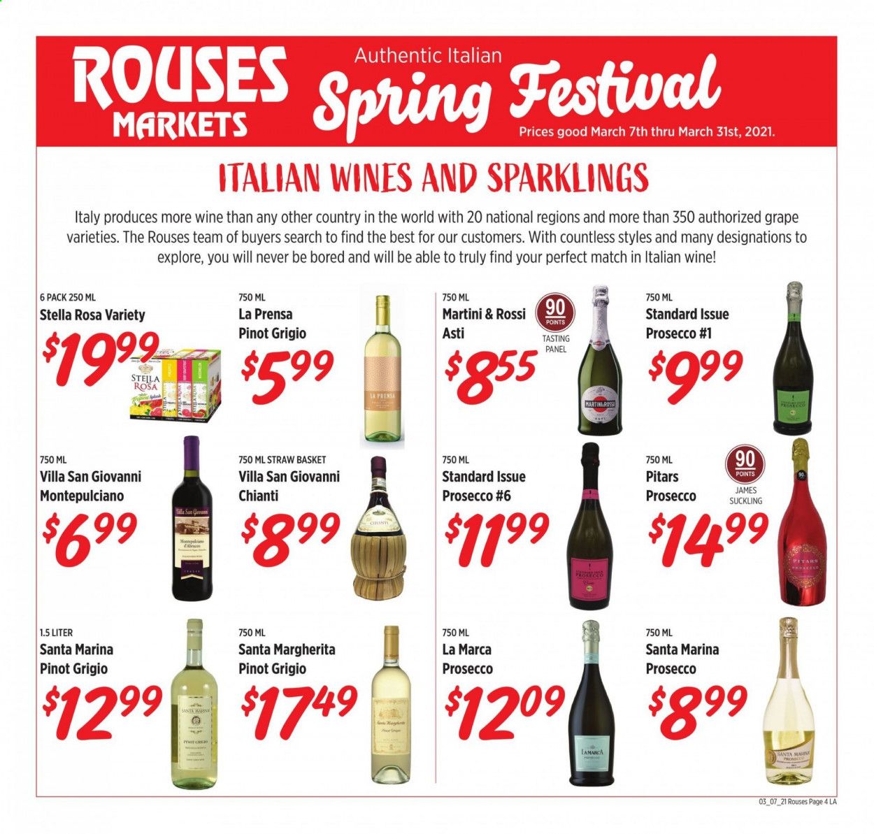 Rouses Markets (AL, LA, MS) Weekly Ad Flyer March 7 to March 31