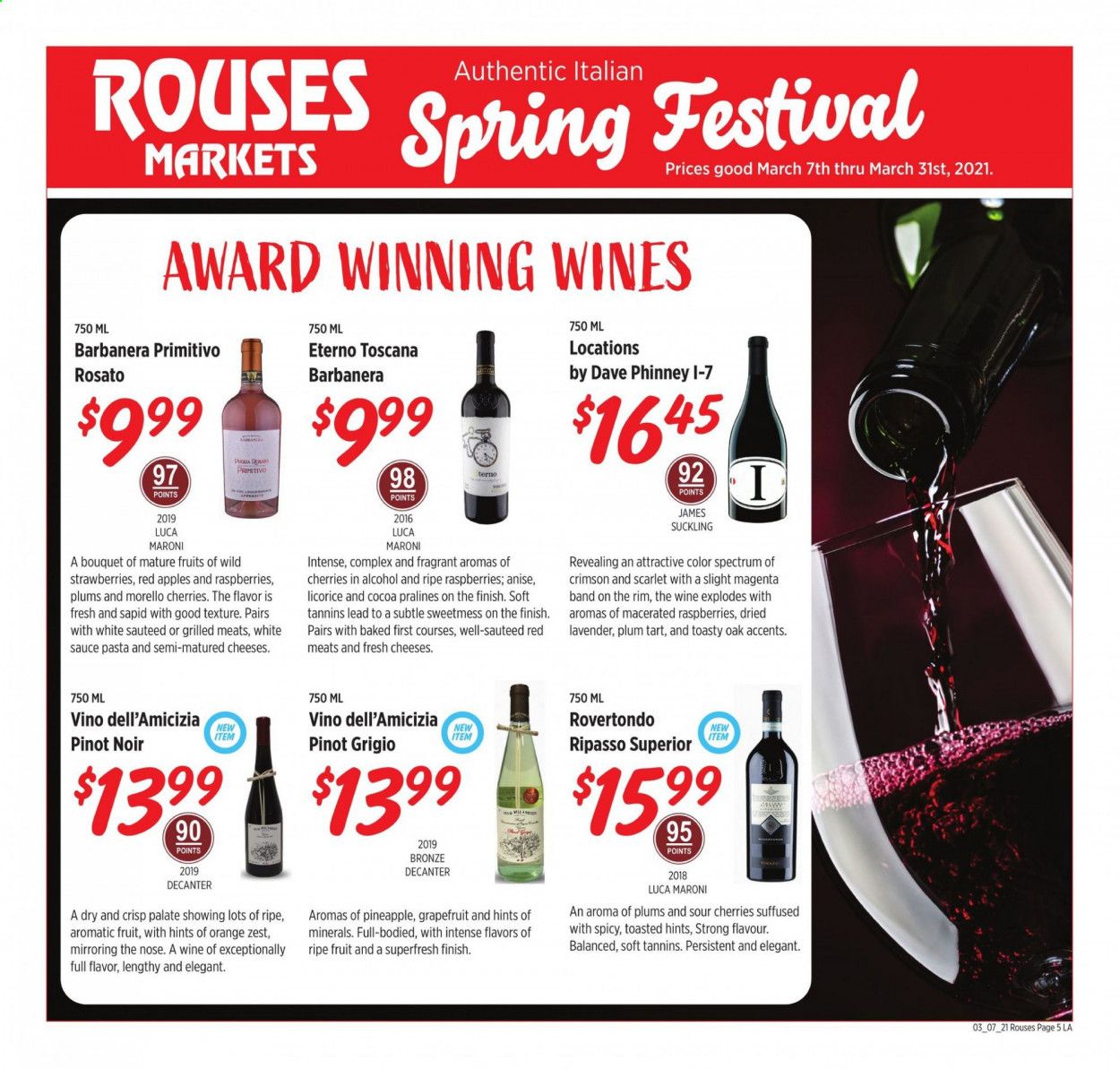 Rouses Markets (AL, LA, MS) Weekly Ad Flyer March 7 to March 31