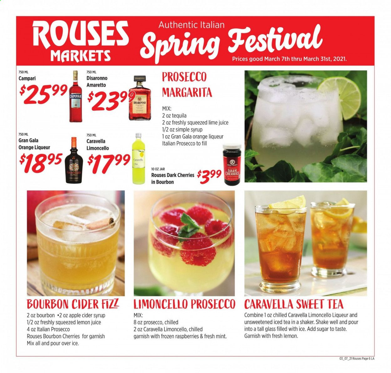 Rouses Markets (AL, LA, MS) Weekly Ad Flyer March 7 to March 31