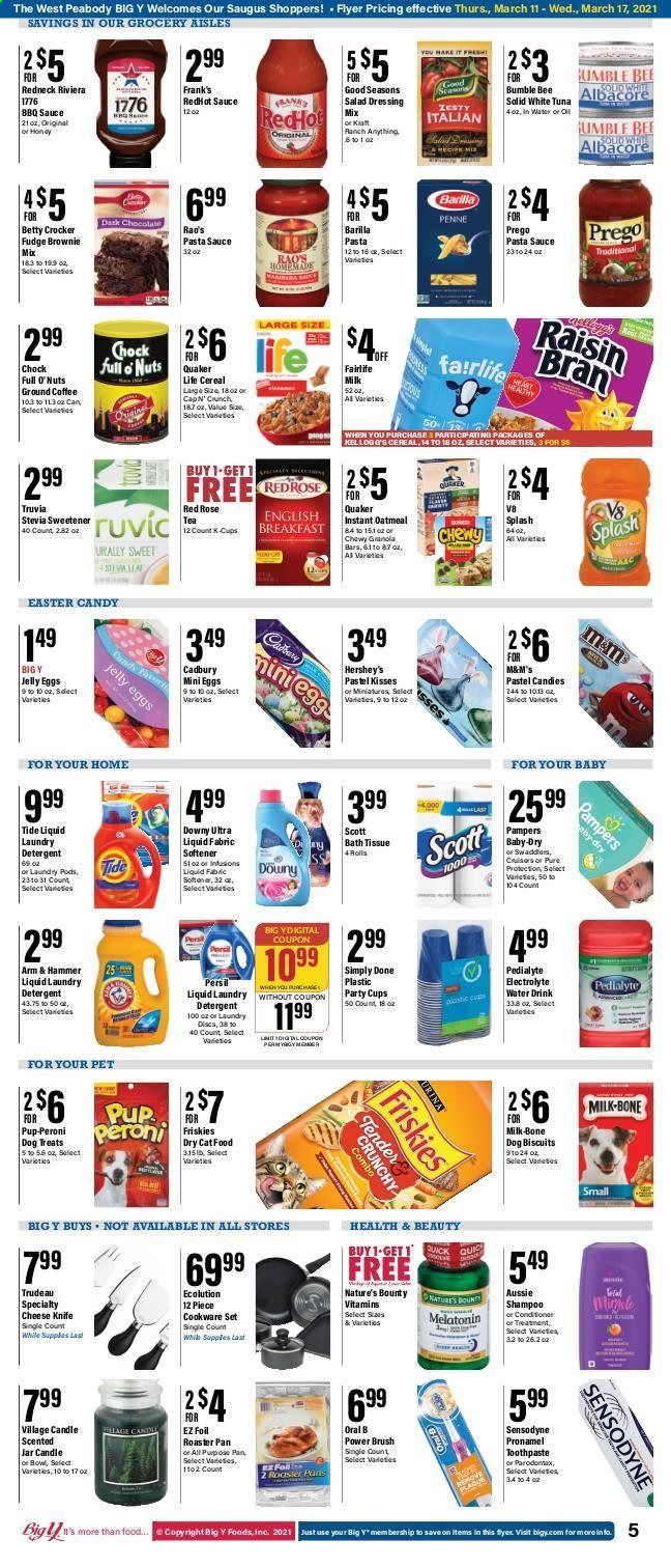 Big Y (MA) Weekly Ad Flyer March 11 to March 17