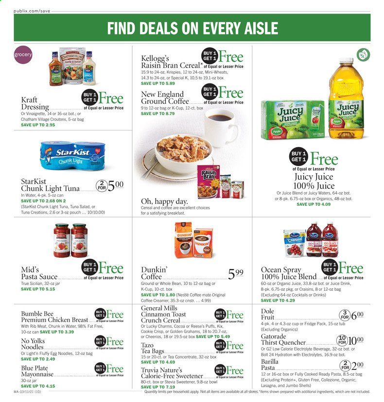 Publix (AL, FL, GA, NC, SC, TN) Weekly Ad Flyer March 11 to March 17