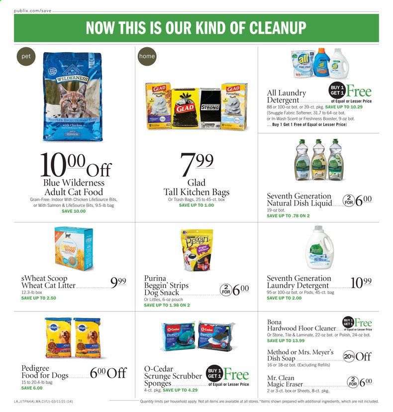 Publix (AL, FL, GA, NC, SC, TN) Weekly Ad Flyer March 11 to March 17