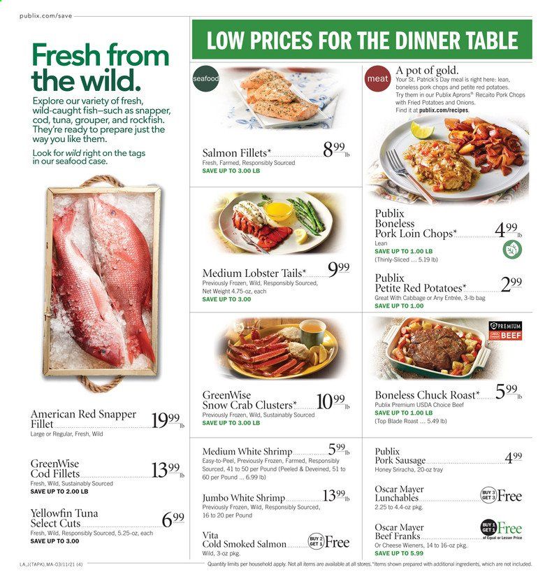 Publix (AL, FL, GA, NC, SC, TN) Weekly Ad Flyer March 11 to March 17