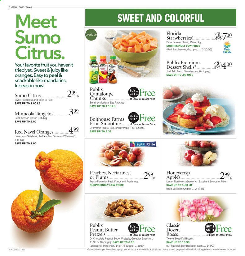 Publix (AL, FL, GA, NC, SC, TN) Weekly Ad Flyer March 11 to March 17
