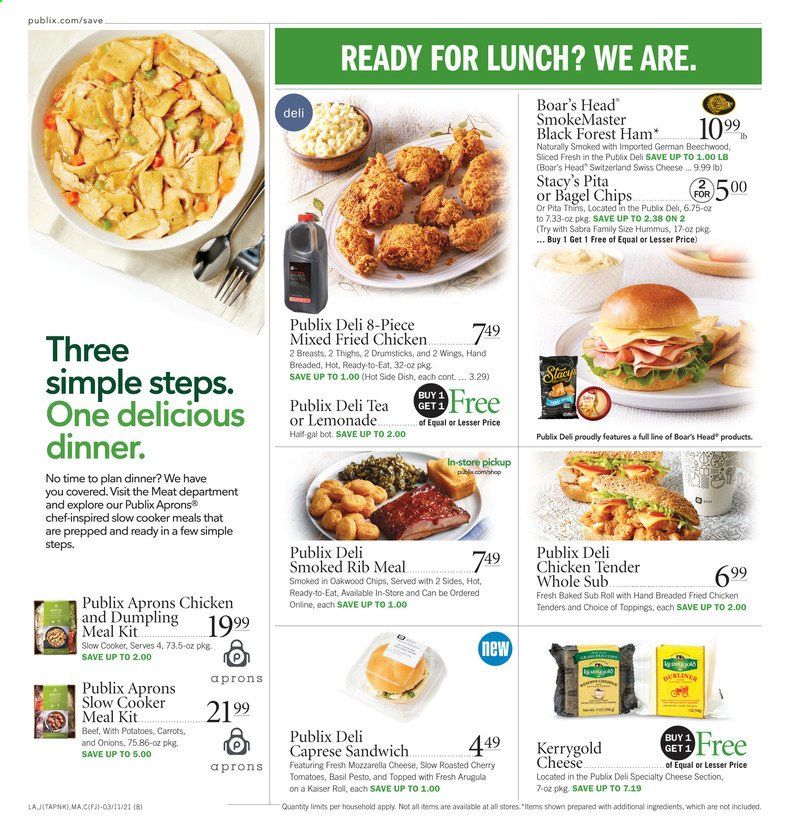 Publix (AL, FL, GA, NC, SC, TN) Weekly Ad Flyer March 11 to March 17