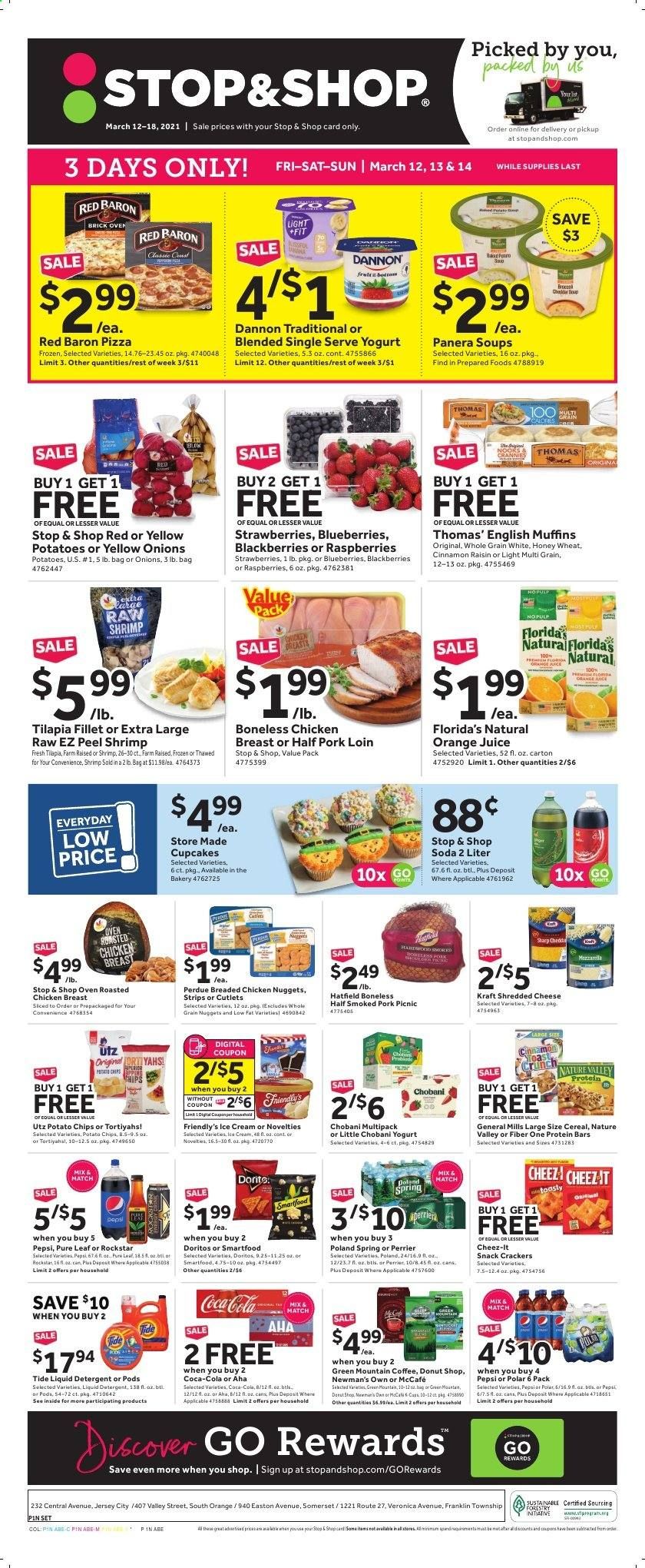 Stop & Shop (NJ) Weekly Ad Flyer March 12 to March 18