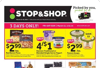 Stop & Shop (NJ) Weekly Ad Flyer March 12 to March 18