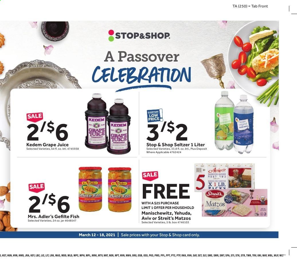 Stop & Shop (NJ) Weekly Ad Flyer March 12 to March 18