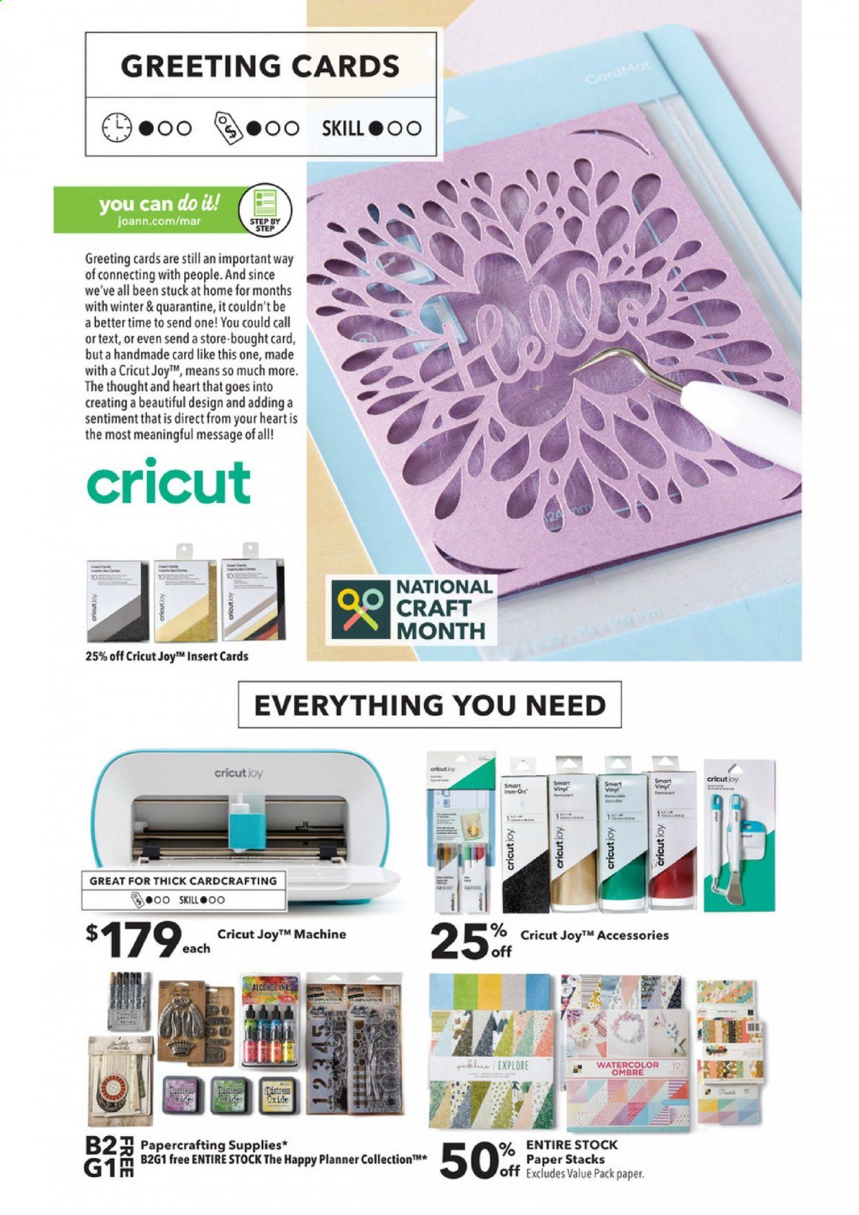 JOANN Weekly Ad Flyer March 11 to March 24