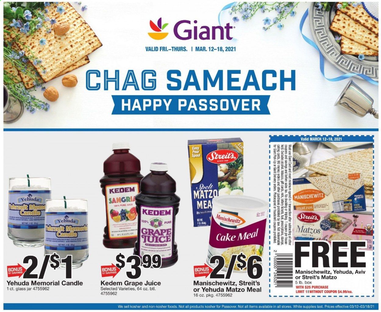 Giant Food Weekly Ad Flyer March 12 to March 18