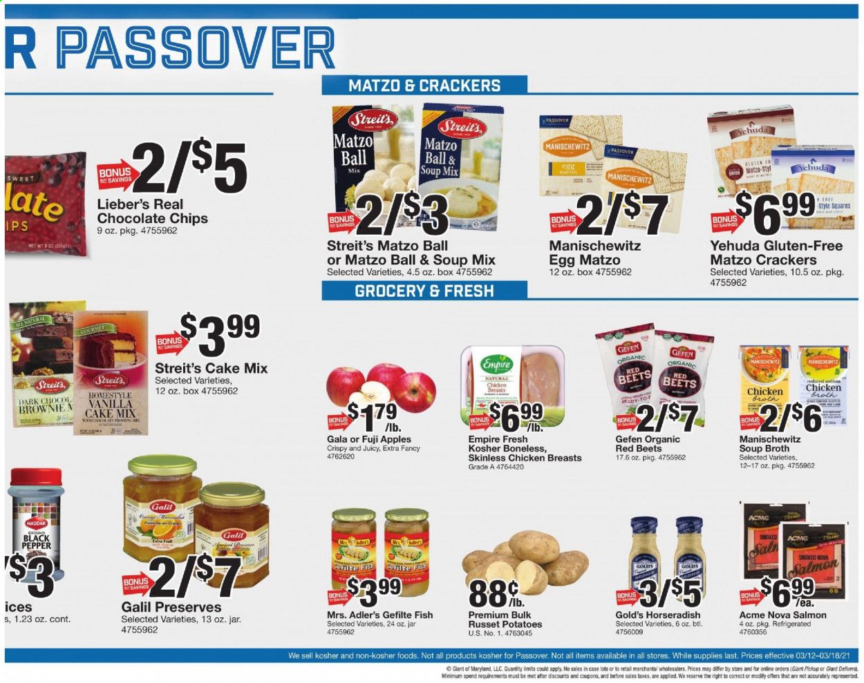 Giant Food Weekly Ad Flyer March 12 to March 18