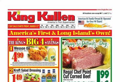 King Kullen Weekly Ad Flyer March 12 to March 18