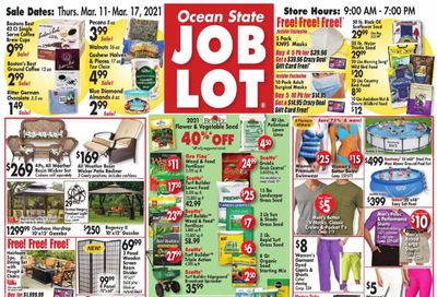 Ocean State Job Lot Weekly Ad Flyer March 11 to March 17