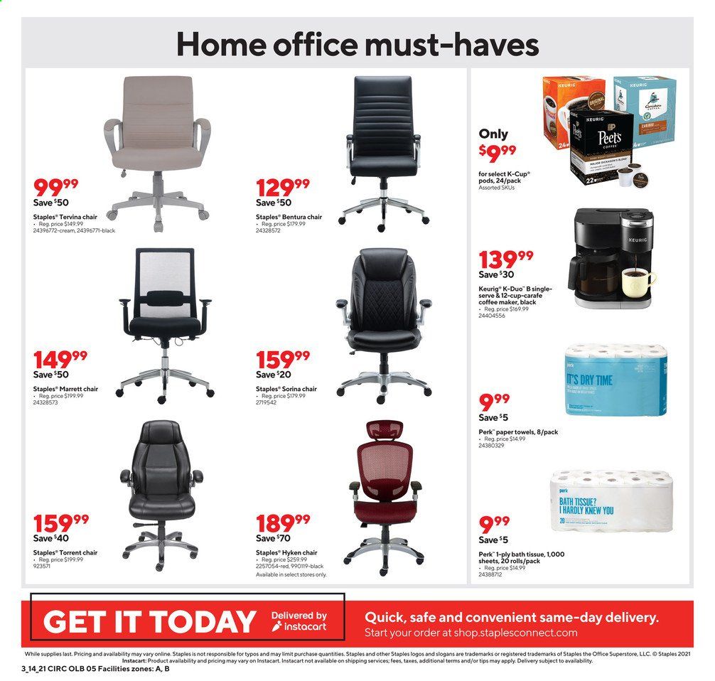 Staples Weekly Ad Flyer March 14 to March 20
