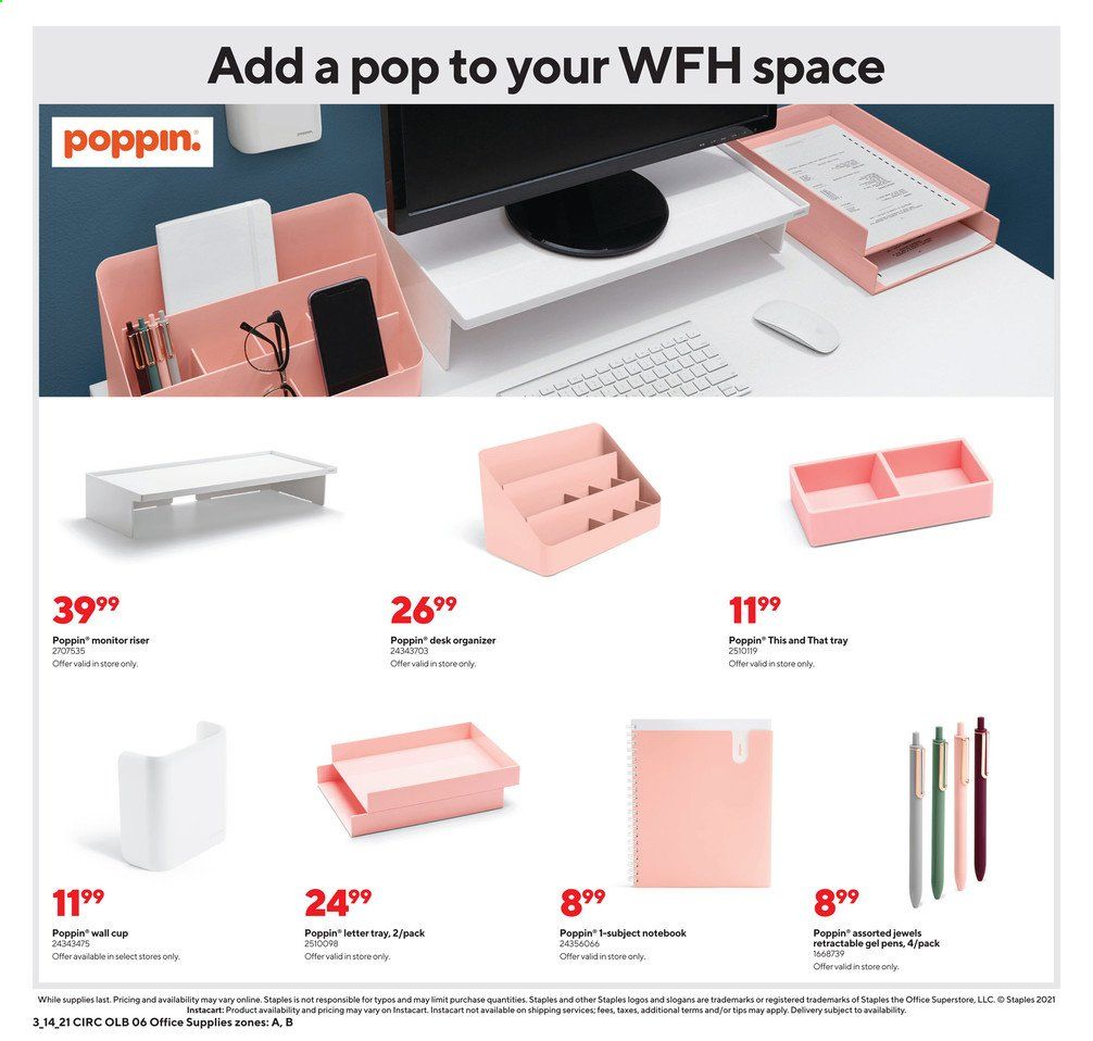 Staples Weekly Ad Flyer March 14 to March 20