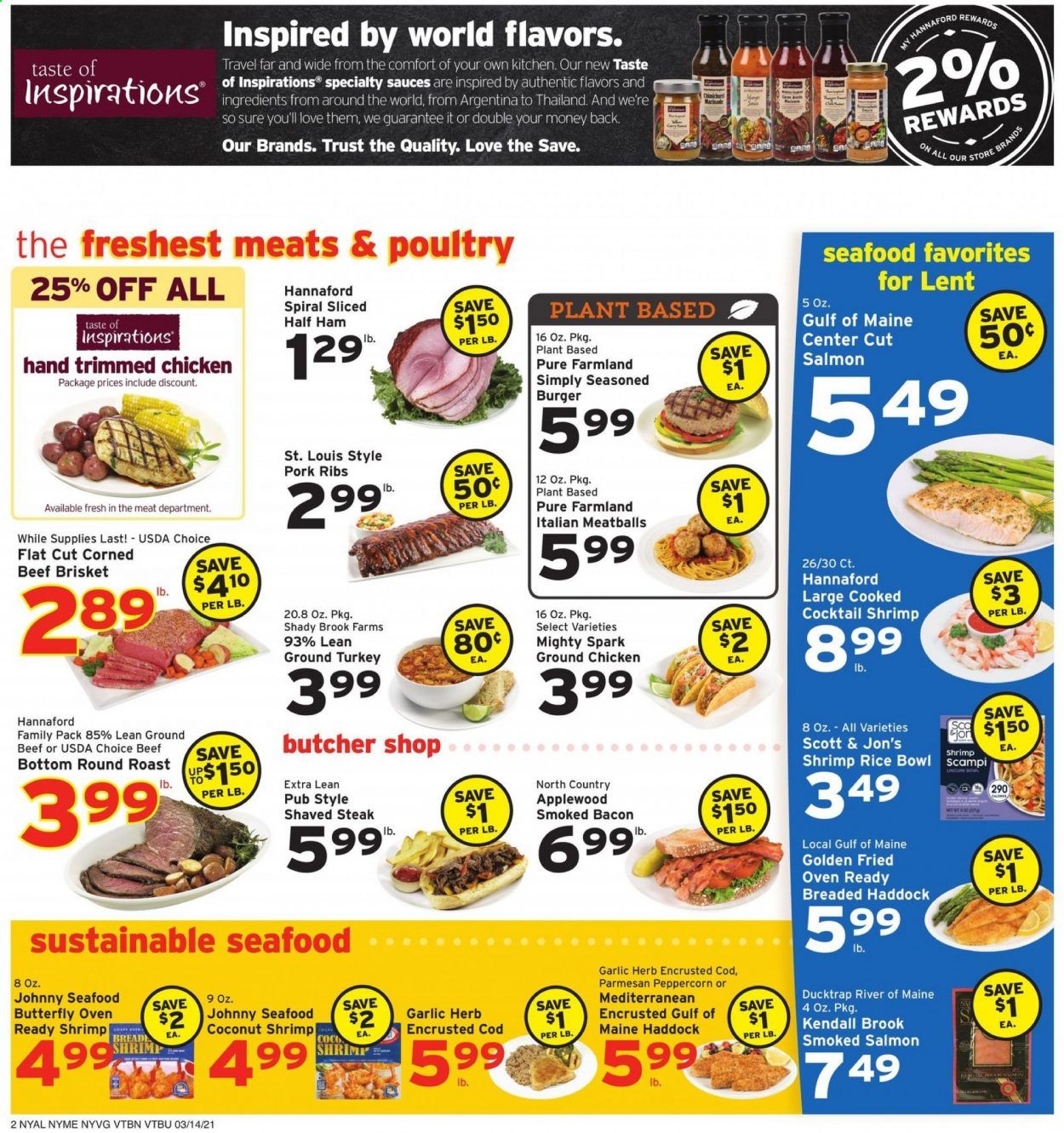 Hannaford (NY) Weekly Ad Flyer March 14 to March 20