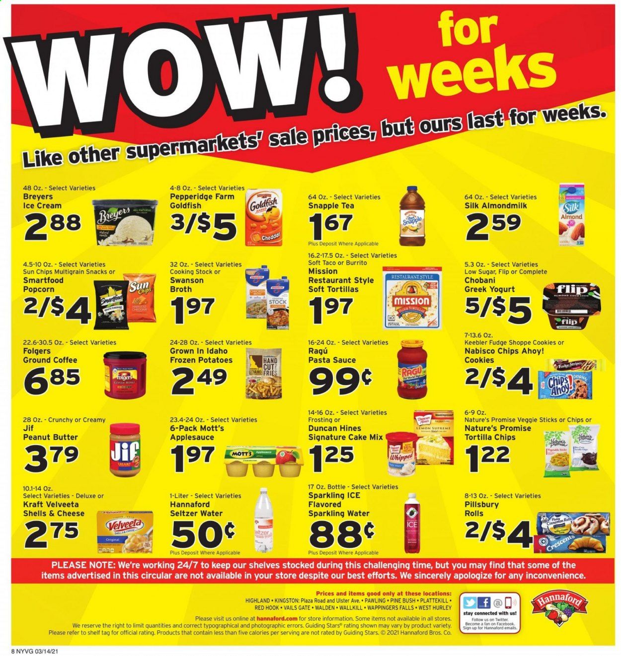 Hannaford (NY) Weekly Ad Flyer March 14 to March 20