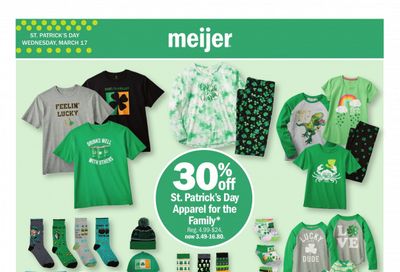 Meijer (IL, IN, KY, MI, OH, WI) Weekly Ad Flyer March 14 to March 17