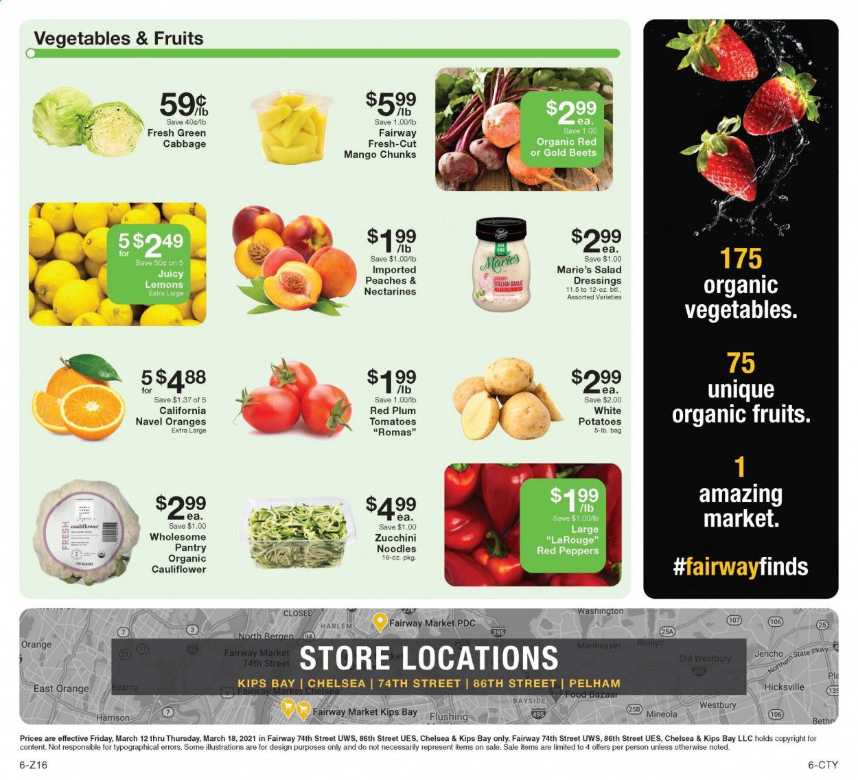 Fairway Market (CT, NJ, NY) Weekly Ad Flyer March 12 to March 18