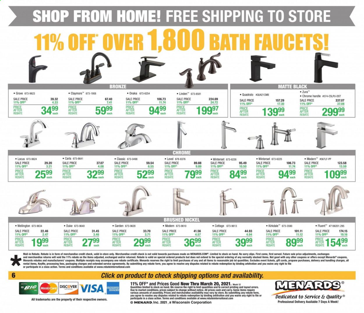 Menards Weekly Ad Flyer March 14 to March 20