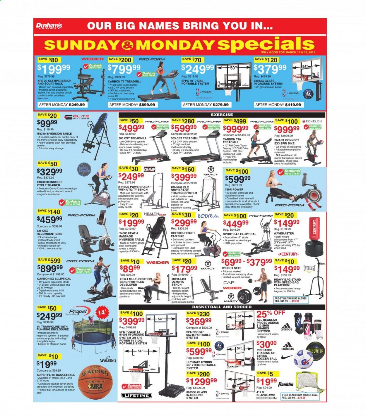 Dunham's Sports (IN, OH, PA, TN, WV) Weekly Ad Flyer March 13 to March 18