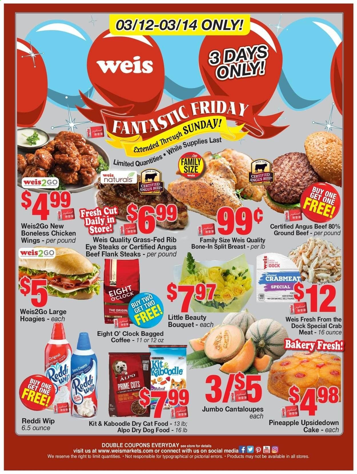 Weis Weekly Ad Flyer March 12 to March 14