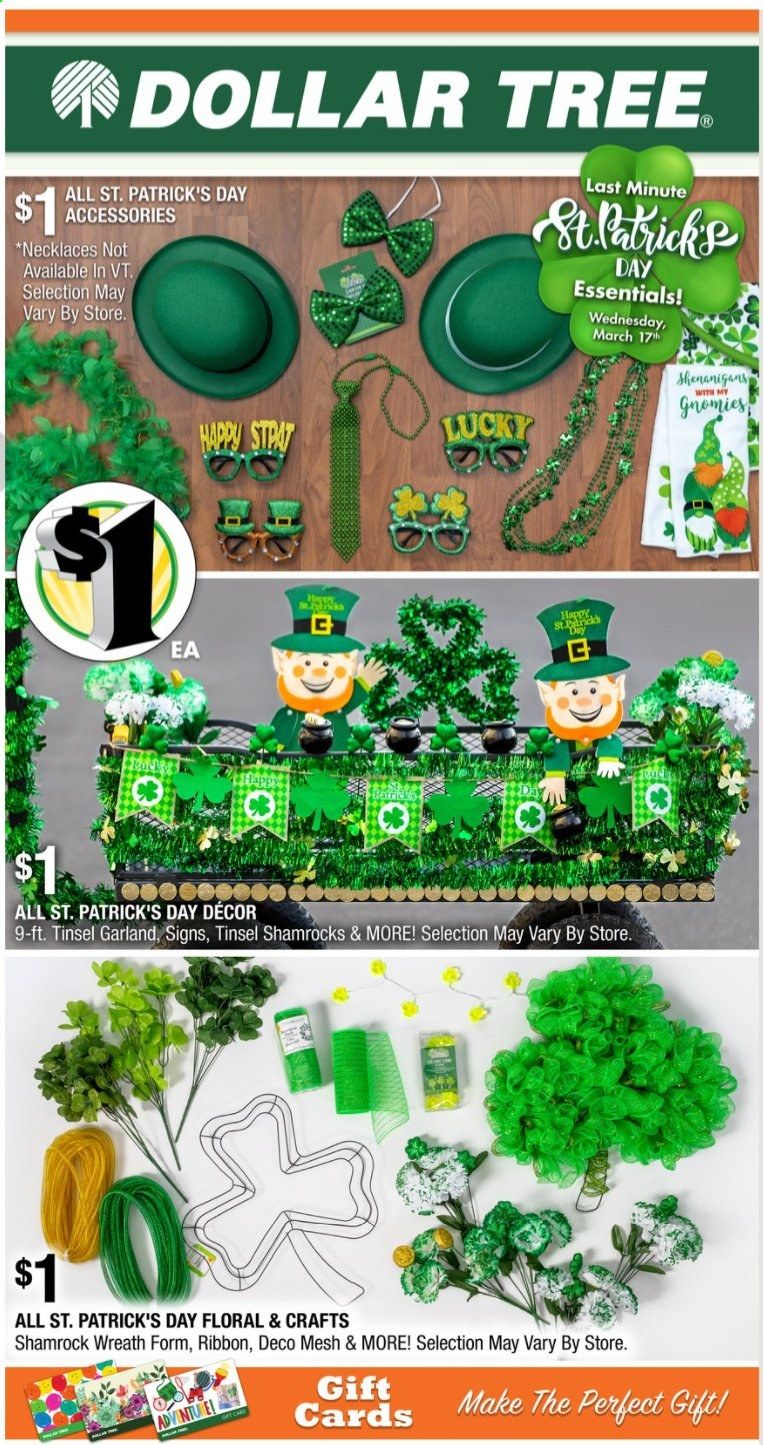 Dollar Tree Weekly Ad Flyer March 14 to March 17