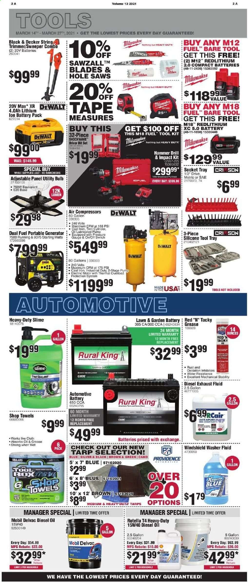Rural King Weekly Ad Flyer March 14 to March 27