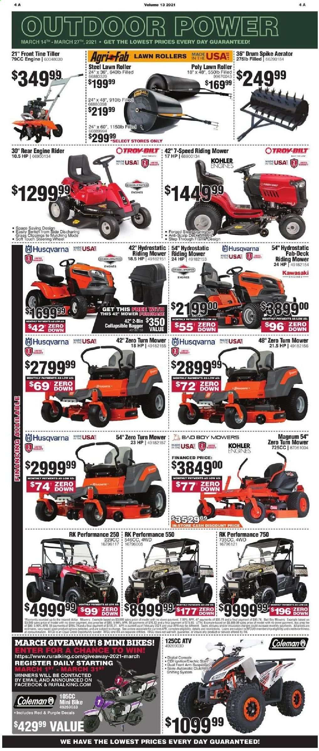Rural King Weekly Ad Flyer March 14 to March 27