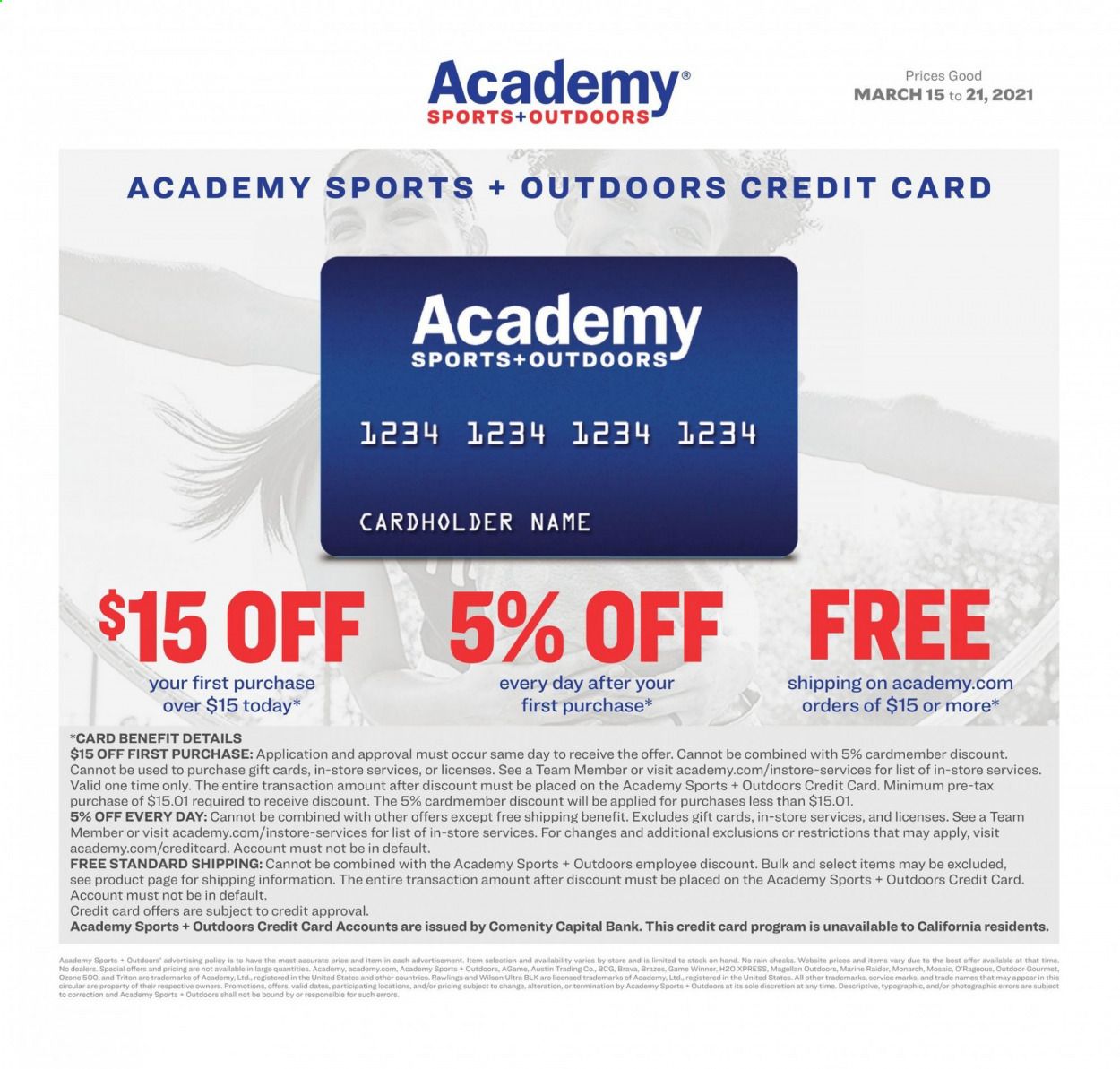 Academy Sports Weekly Ad Flyer March 15 to March 21