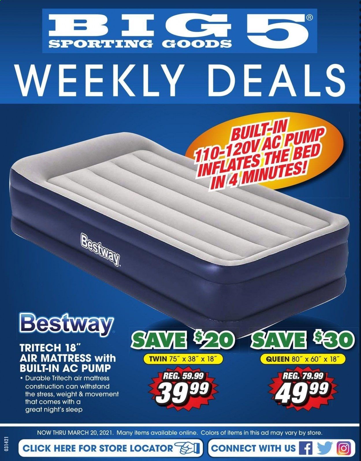 Big 5 Weekly Ad Flyer March 14 to March 20