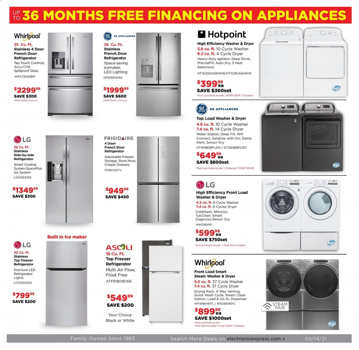 Electronic Express Weekly Ad Flyer March 14 to March 20