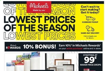 Michaels Weekly Ad Flyer March 14 to March 20