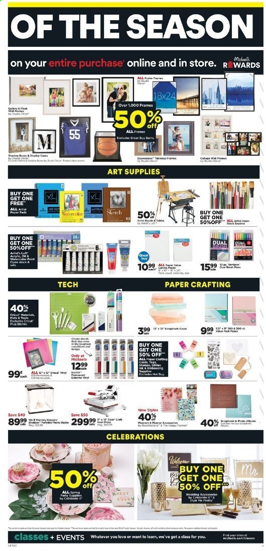 Michaels Weekly Ad Flyer March 14 to March 20