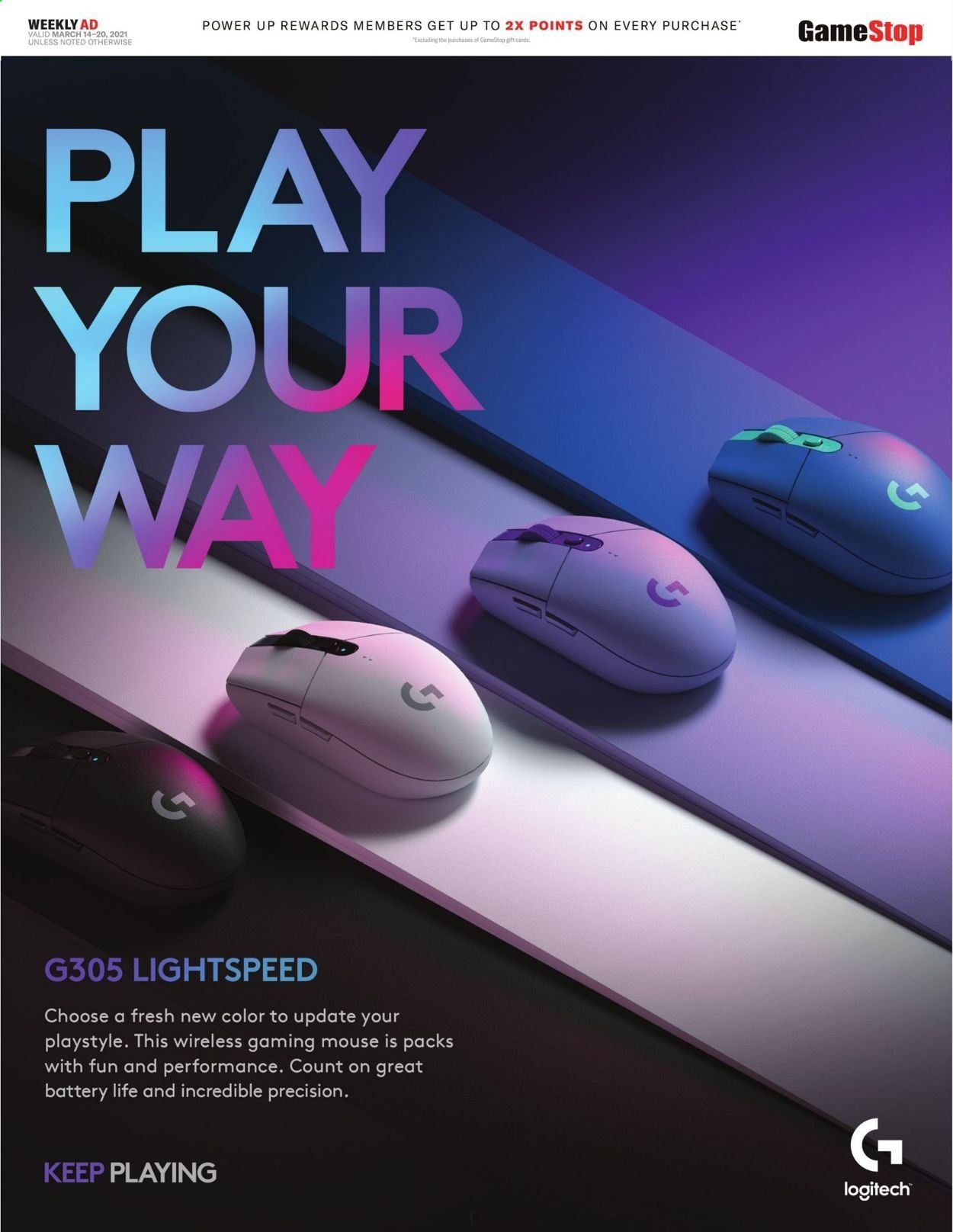 GameStop Weekly Ad Flyer March 14 to March 20