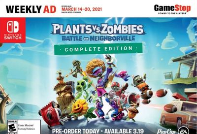 GameStop Weekly Ad Flyer March 14 to March 20