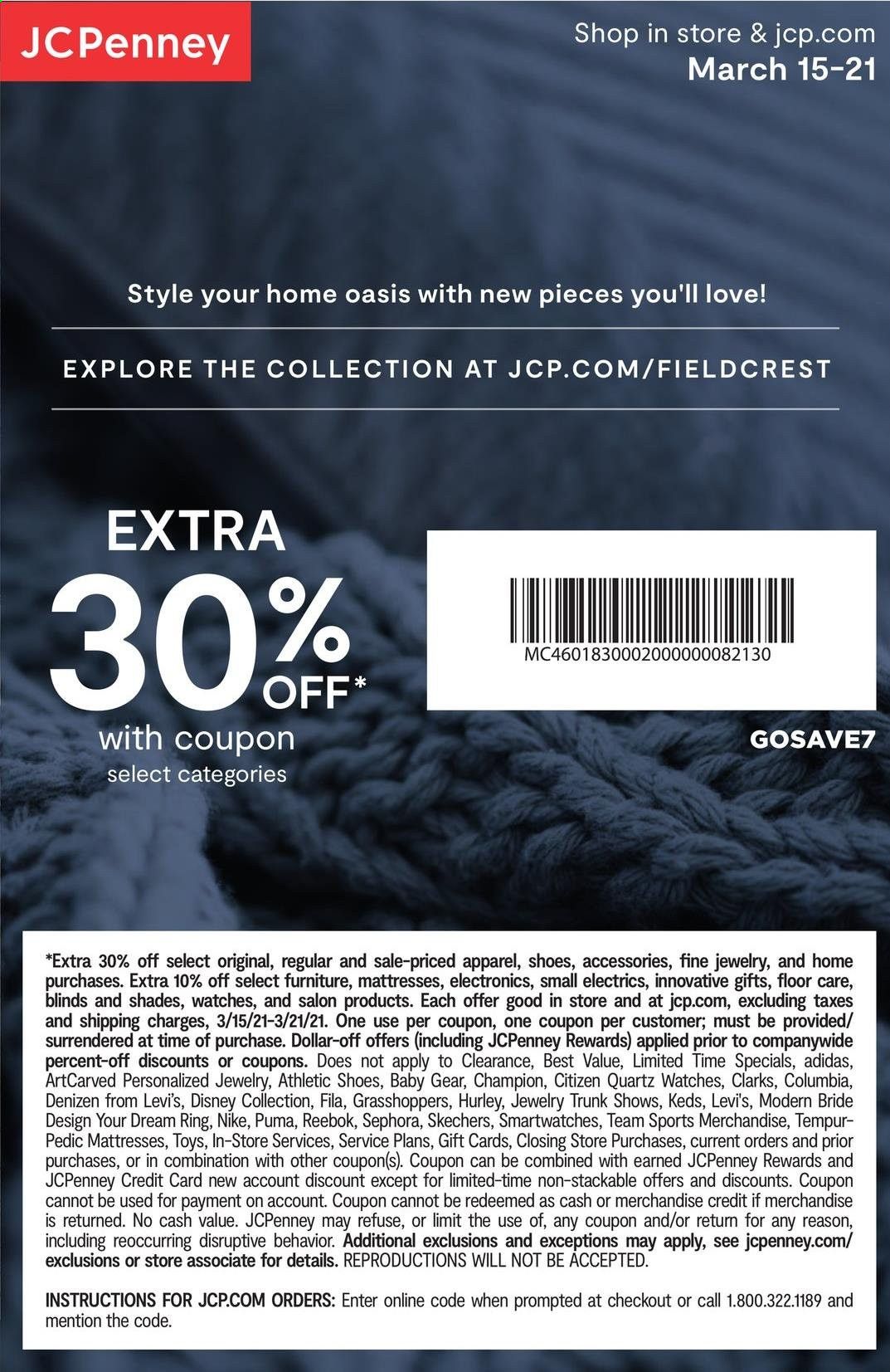JCPenney Weekly Ad Flyer March 11 to March 28