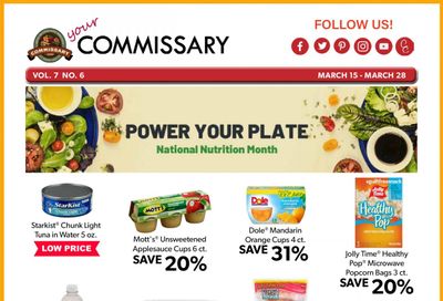 Commissary Weekly Ad Flyer March 15 to March 28