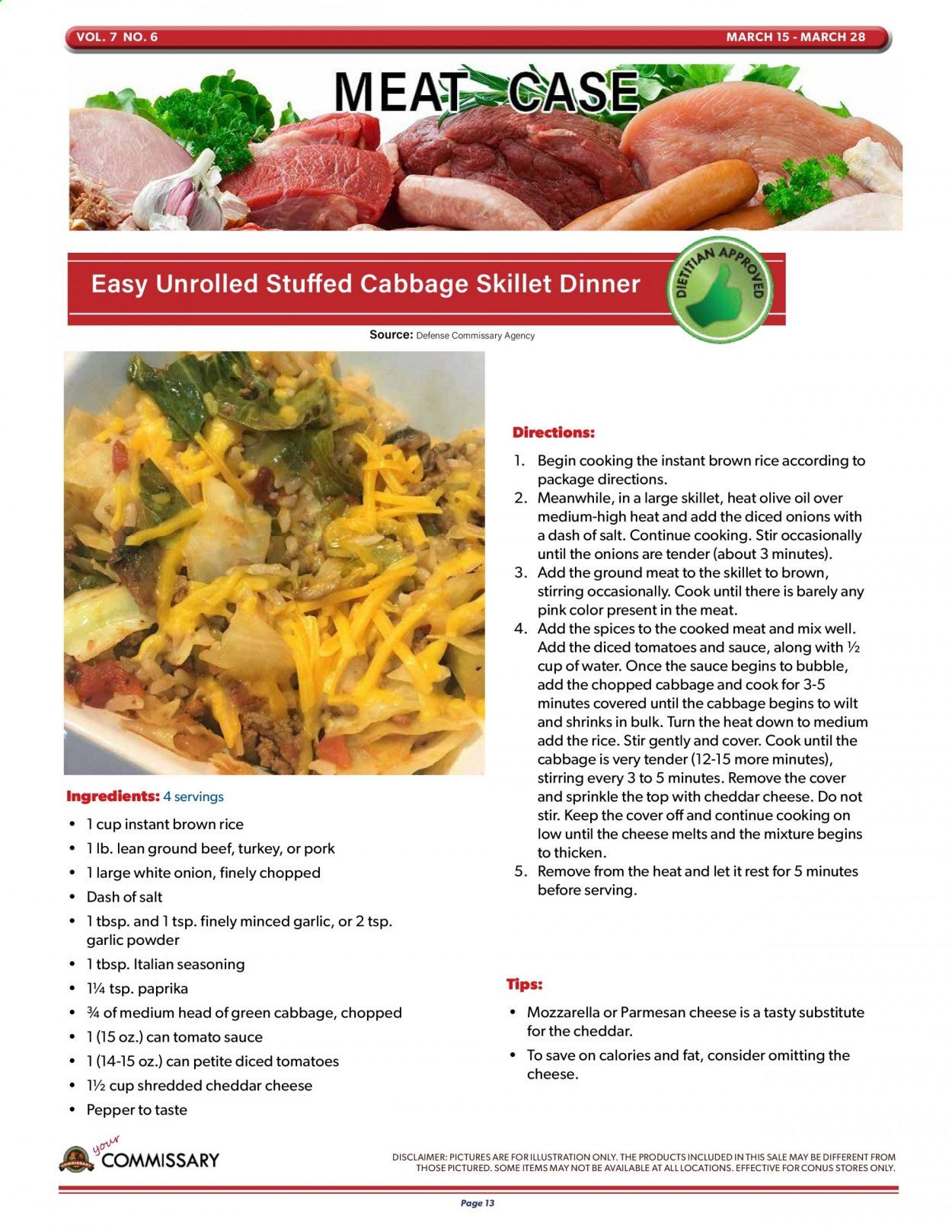 Commissary Weekly Ad Flyer March 15 to March 28