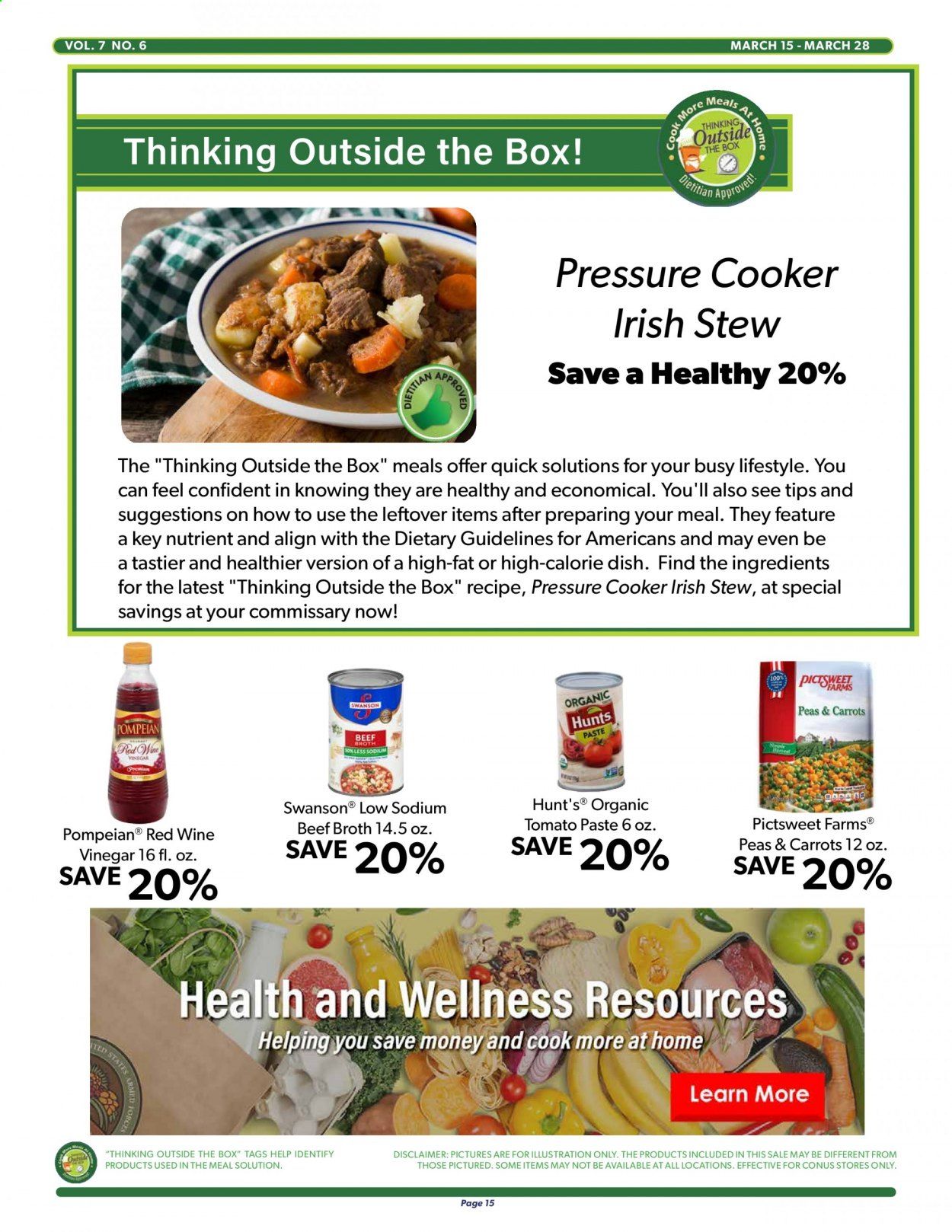 Commissary Weekly Ad Flyer March 15 to March 28