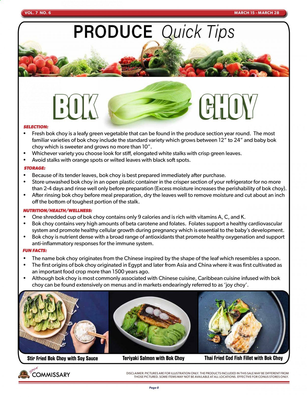 Commissary Weekly Ad Flyer March 15 to March 28