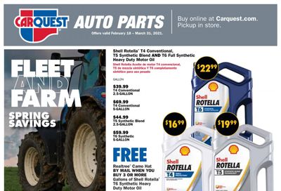 Carquest Weekly Ad Flyer March 18 to March 31