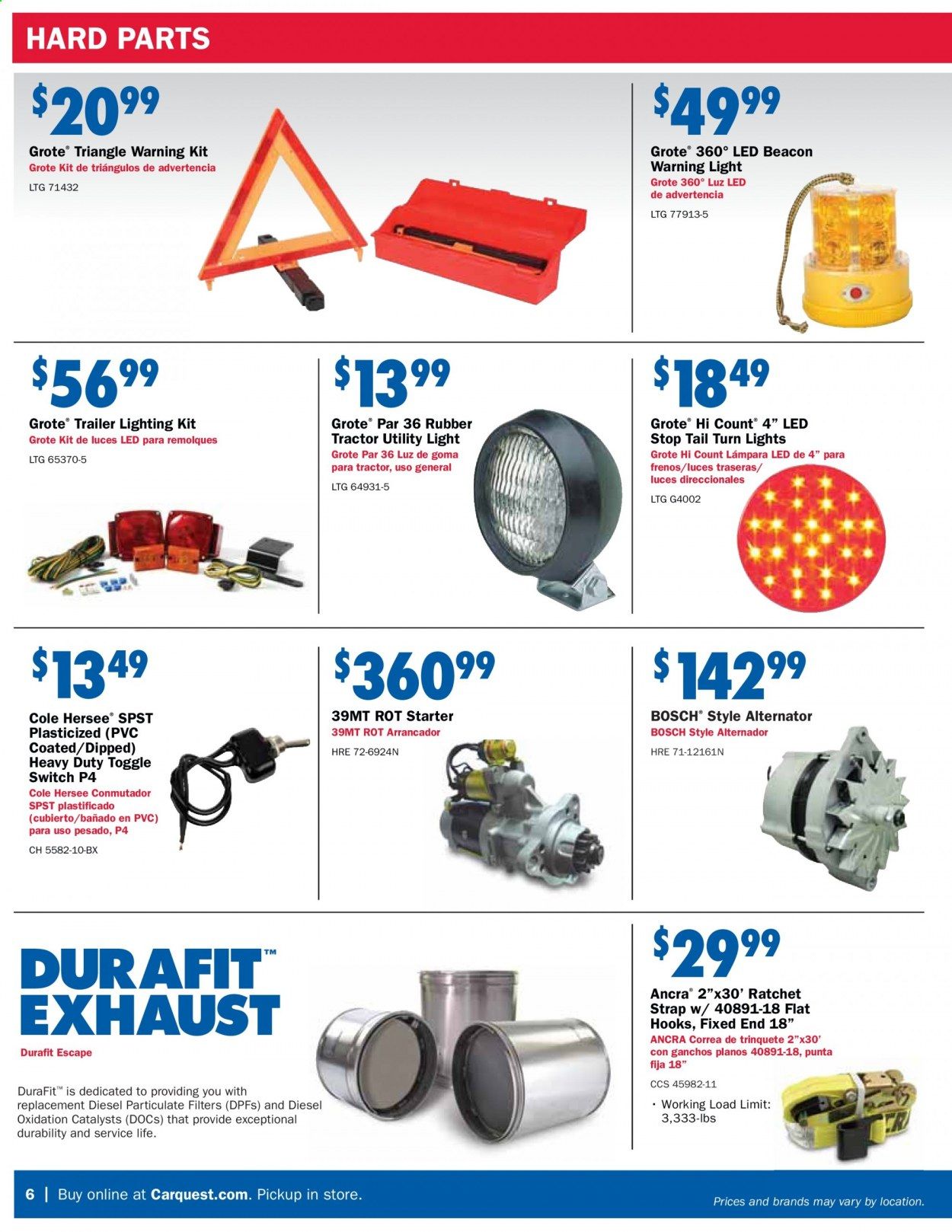 Carquest Weekly Ad Flyer March 18 to March 31