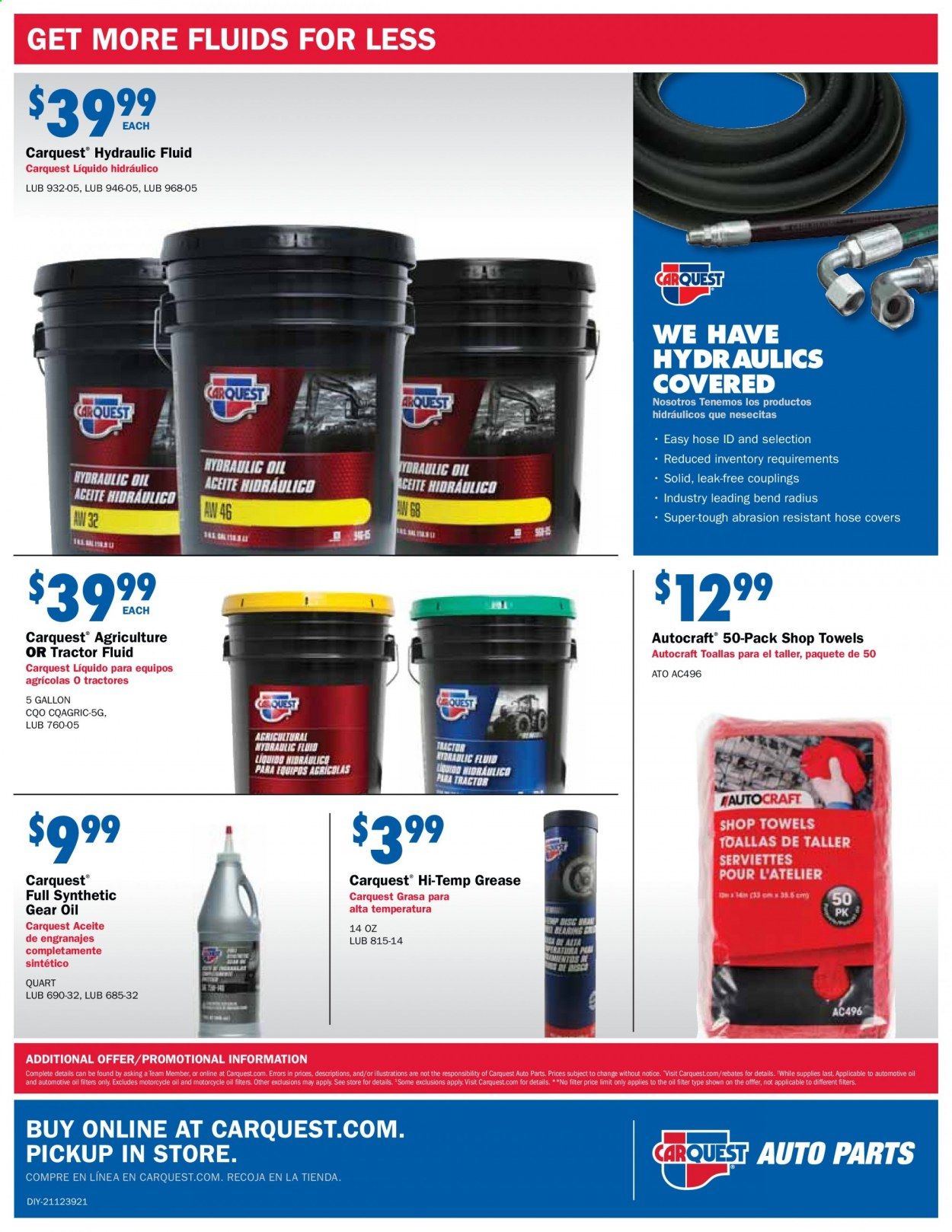 Carquest Weekly Ad Flyer March 18 to March 31
