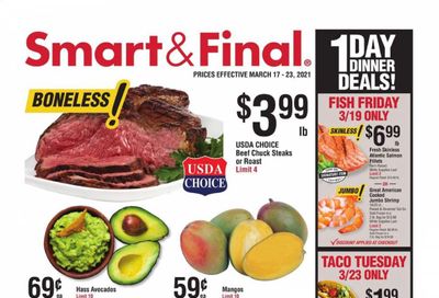Smart & Final (AZ, CA, NV) Weekly Ad Flyer March 17 to March 23