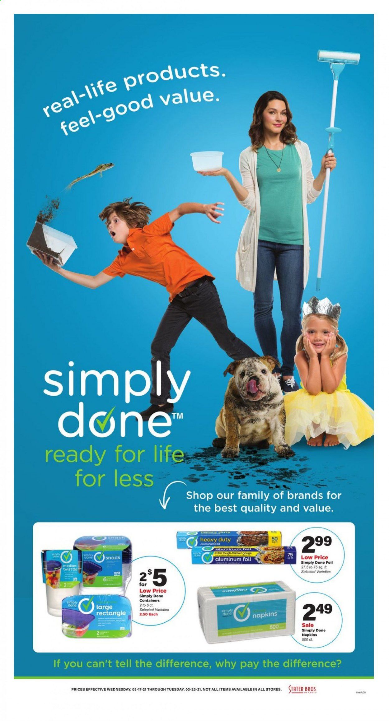Stater Bros. Weekly Ad Flyer March 17 to March 23