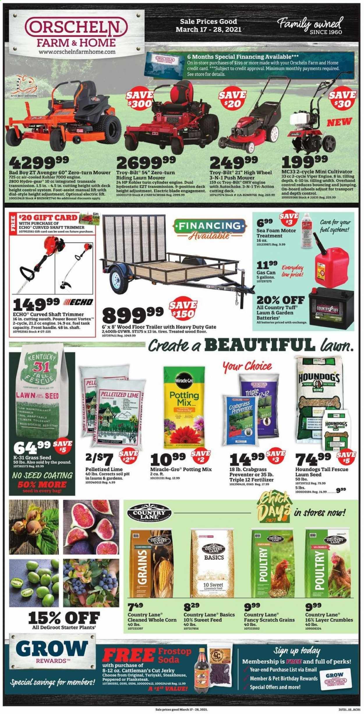 Orscheln Farm and Home Weekly Ad Flyer March 17 to March 28